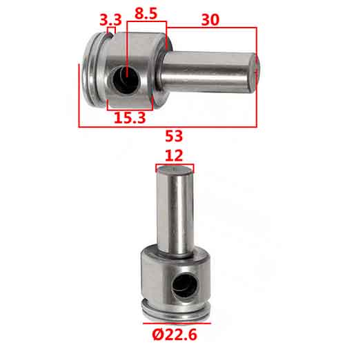 EJE DE BALANCIN HONDA TITAN/STORM/RX 125 A 250 (VARILLEROS) INFERIOR STD