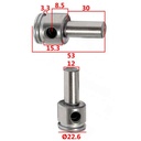 EJE DE BALANCIN HONDA TITAN/STORM/RX 125 A 250 (VARILLEROS) INFERIOR STD