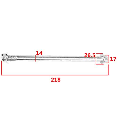 EJE DE HORQUILLA SUZUKI EN125 STD
