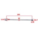 EJE DE HORQUILLA TRASERA YAMAHA FZ16 STD