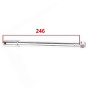 EJE DE RUEDA DELANTERA BAJAJ PULSAR/ROUSER 220CC STD