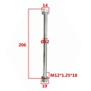 EJE DE RUEDA DELANTERA HONDA XR150L STD