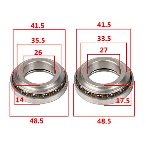 CUBETA DE DIRECCION HONDA TITAN 2000/CB190R STD