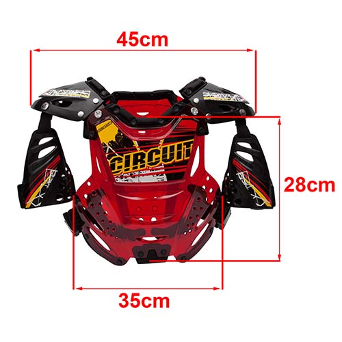 PECHERA CIRCUIT INFANTIL PC/PP ROJO CIRCUIT EXCLU