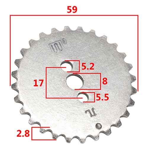 CORONA CADENA DE DISTRIBUCION HONDA WAVE/BIZ STD