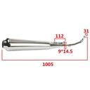 CAÑO DE ESCAPE HONDA WAVE 100 STD