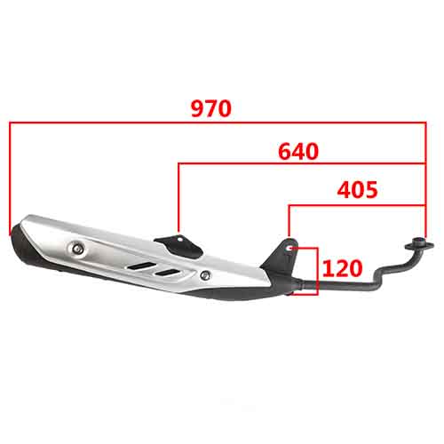 CAÑO DE ESCAPE HONDA WAVE 110S (2017 -2019) STD