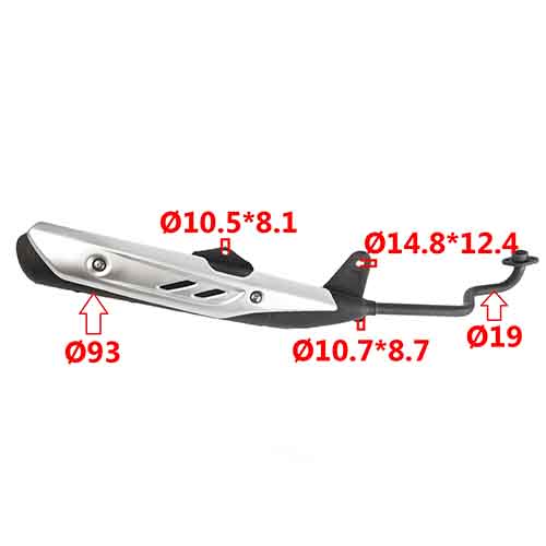 CAÑO DE ESCAPE HONDA WAVE 110S (2017 -2019) STD