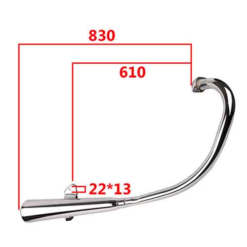 CAÑO DE ESCAPE SUZUKI GN125 STD