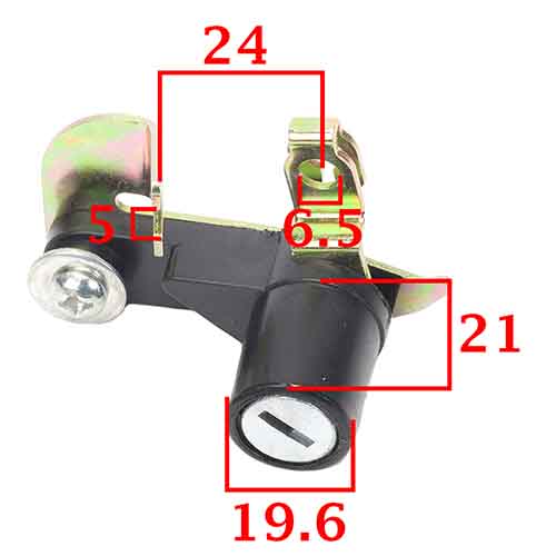 CERRADURA LATERAL (TRABA ASIENTO) YAMAHA FZ16 STD