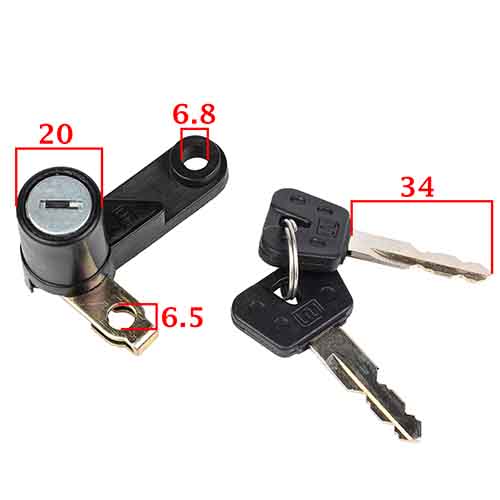 CERRADURA LATERAL (TRABA ASIENTO) YAMAHA NEW CRYPTON STD