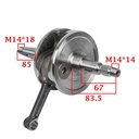 CIGUEÑAL COMPLETO HONDA GLH150 GAUCHA / XR150L STD 