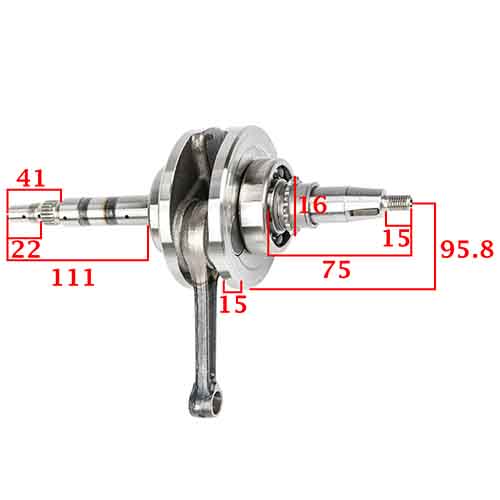 CIGUEÑAL COMPLETO HONDA NEW WAVE 110/110-S STD