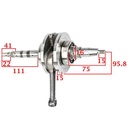 CIGUEÑAL COMPLETO HONDA NEW WAVE 110/110-S STD