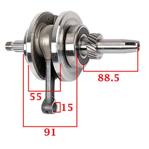CIGUEÑAL COMPLETO HONDA STORM 125 STD