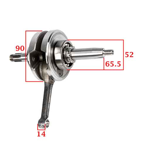 CIGUEÑAL COMPLETO HONDA WAVE/GILERA SMASH LARGO STD