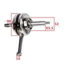 CIGUEÑAL COMPLETO HONDA WAVE/GILERA SMASH LARGO STD