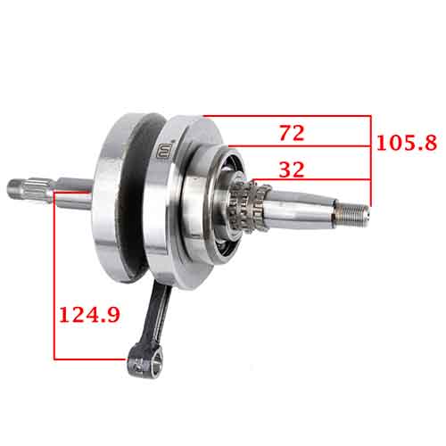 CIGUEÑAL COMPLETO HONDA XR 125L CADENERO STD