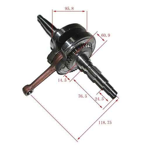 CIGUEÑAL COMPLETO YAMAHA CRYPTON T105 STD