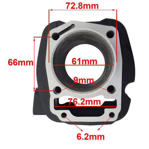 KIT CILINDRO + PISTON HONDA CB190 R (61mm) STD