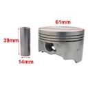 KIT CILINDRO + PISTON HONDA CB190 R (61mm) STD