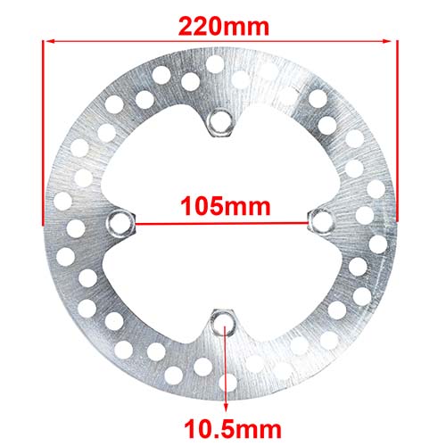 DISCO DE FRENO HONDA XR 250/600 TRASERO HYD (D8001)