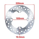 DISCO DE FRENO HONDA CBR 600 F1/F2 - NX 400 TRASERO HYD (D8021)