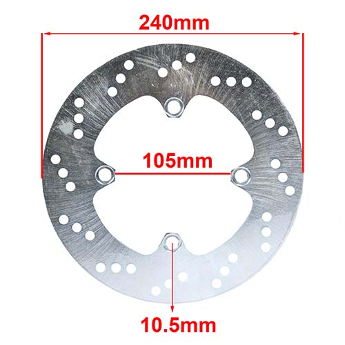 DISCO DE FRENO HONDA TRANSALP 600 TRASERO HYD (D8022)