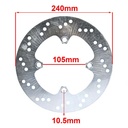 DISCO DE FRENO HONDA TRANSALP 600 TRASERO HYD (D8022)