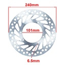 DISCO DE FRENO HONDA CR 125/250 DELANTERO HYD (D8027)