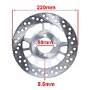 DISCO DE FRENO MONDIAL 125 / SUZUKI AKIRAL 120 DELANTERO HYD (D8042)