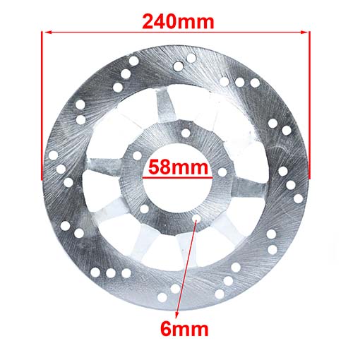 DISCO DE FRENO HONDA CG 125 TODAY DELANTERO HYD (D8045)