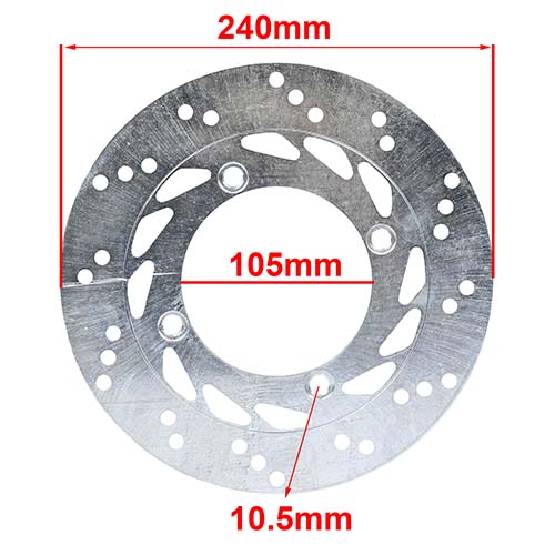 DISCO DE FRENO TWO FIFTY 250 - NIGHTHAWK CB 250 DELANTERO HYD (D8052)