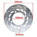 DISCO DE FRENO TWO FIFTY 250 - NIGHTHAWK CB 250 DELANTERO HYD (D8052)