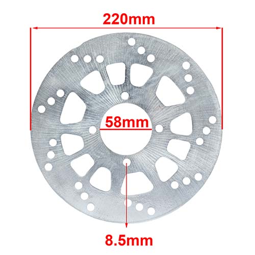 DISCO DE FRENO YAMAHA BLASTER / BANSHEE TRASERO HYD (D8055)