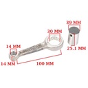 BIELA MONDIAL 125 MAX CREUSO (2775-000)