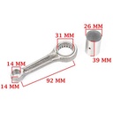 BIELA MOTOMEL 125 TOP (M. NUEVO)/ 125 B CREUSO (2742-000)