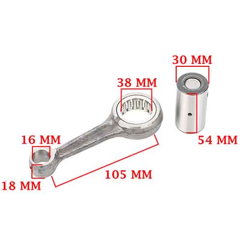 BIELA MOTOMEL 200 SKUA/ SUPERMOTARD CREUSO (2722-000)