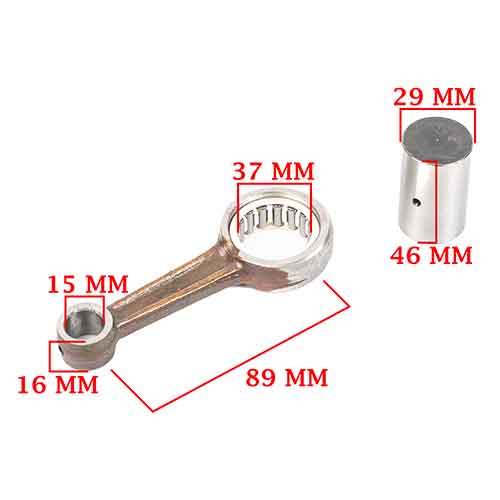 BIELA YAMAHA 125 YBR/ R/ ED/ KS/ XTZ CREUSO (2652-000)