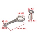 BIELA ZANELLA 150 RX/ G3/ FULL/ RX 200 CREUSO (2797-000)