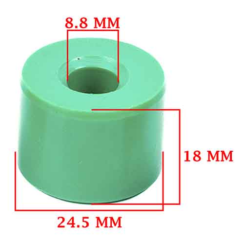 BUJE - MANCHON (TIPO SILENTBLOCK) VERDE ZANELLA 150 RX/ ZR + GENERICAS CREUSO (7911-000) 4 Pcs