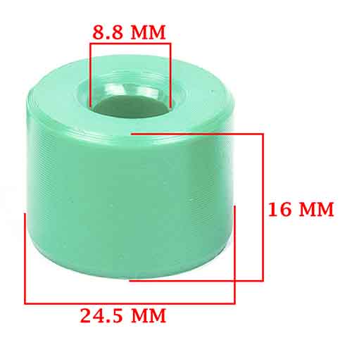 BUJES - MANCHON (TIPO SILENTBLOCK) VERDES HONDA 125 CG TODAY/ TITAN/OTRAS CREUSO (7900-000)