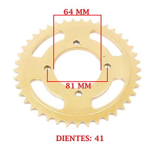 CORONA DE TRANSMISION GUERRERO GR1 150 / GRM/ 200 GR1/ GPR ( Z41) CREUSO (3282-ARG)