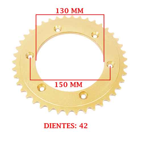 CORONA DE TRANSMISION GUERRERO GXL 150 TUNDRA (Z42) CREUSO (3328-ARG)