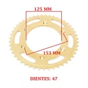 CORONA DE TRANSMISION GUERRERO GXR 250 / 300 GXR (Z47) CREUSO (3278-ARG)