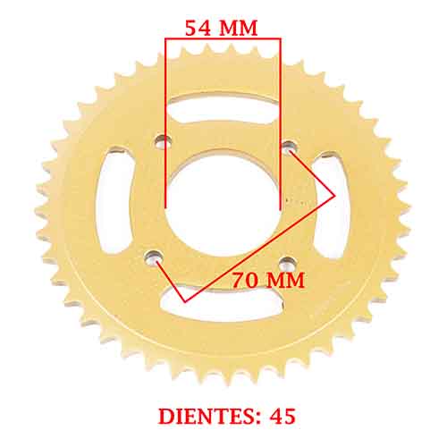 CORONA DE TRANSMISION GUERRERO-MAGIC GR1 150 / GRM/ 200 GR1/ GPR (Z38) CREUSO (1464-ARG)