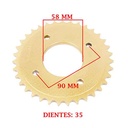 CORONA DE TRANSMISION HONDA C100 BIZ/ 105 C BIZ/ CUB/ MB/ H (Z35) CREUSO (930-ARG)