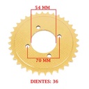 CORONA DE TRANSMISION HONDA C90 ECONO-POWER/ 70C DD (Z36) CREUSO (950-ARG)