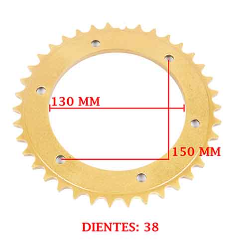 CORONA DE TRANSMISION HONDA XR 250 TORNADO (Z38) CREUSO (1276-ARG)