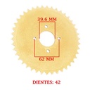 CORONA DE TRANSMISION ZANELLA 50 SOL (Z42) CREUSO (899-ARG)